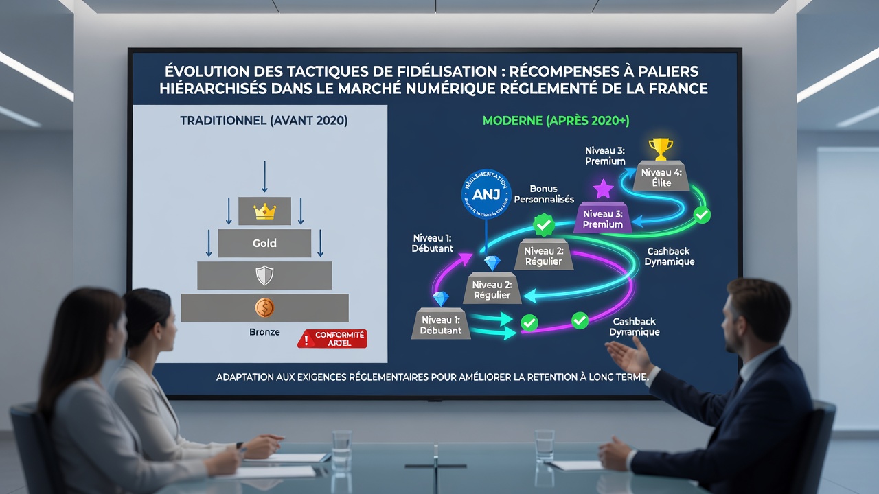 Detailed view of loyalty tier dashboard displaying points progress and unlocked rewards in a French online casino interface